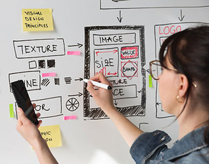 man with tablet in lap